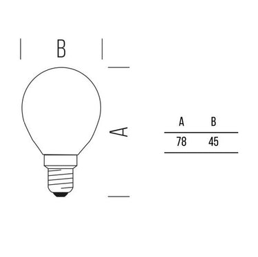 Sfera Stick 470lm 4,5W E27 WW FR Shot Lampadine e moduli led